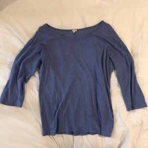 J. Crew XL basic crew neck 3/4 sleeve shirt